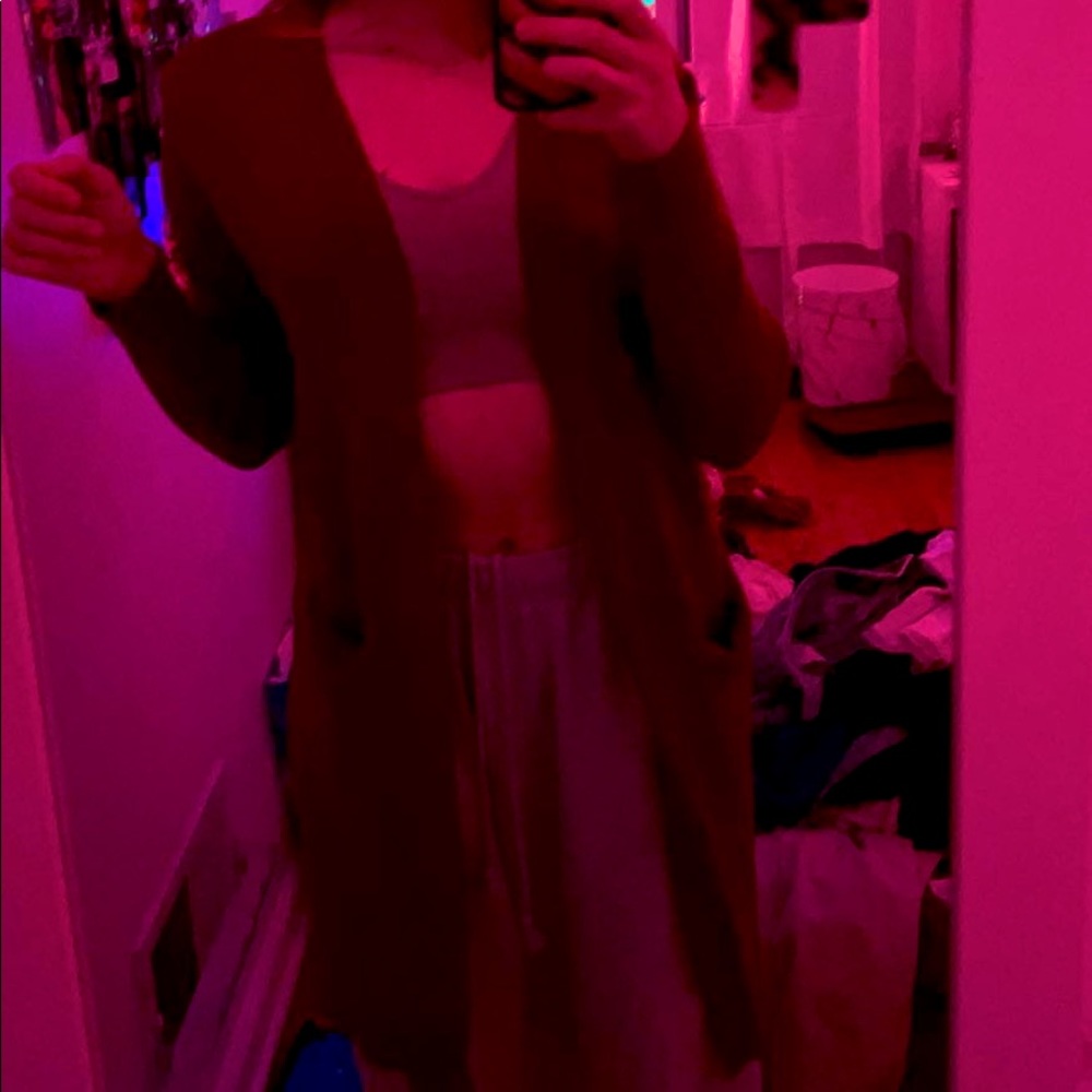 Shein Brown/Amber Cardigan